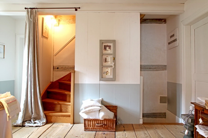 Interiorismo provenzal con un fuerte toque de color